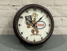 Esso Put a Tiger in Your Tank Modern Wall Clock