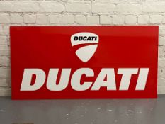Ducati Emblem Modern Metal Sign