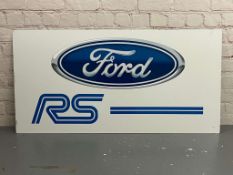 Ford RS Emblem Modern Metal Sign