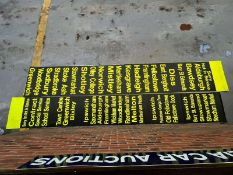 Two Norfolk/Suffolk Interest Buses Destination Rolls