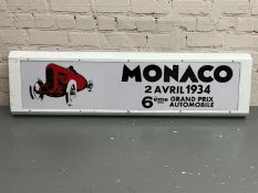 Monaco Illuminated Sign