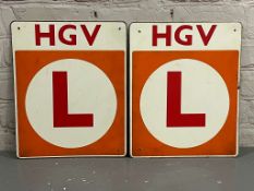 HGV Learner Driver Plates&nbsp;