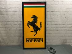 Ferrari Illuminated Modern Sign