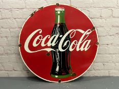 Coca-Cola Circular Enamel Sign