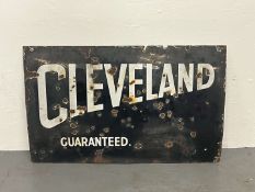 Cleveland Guaranteed Enamel Sign&nbsp;