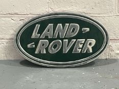 Land Rover Cast Aluminium Emblem Sign