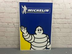 Michelin Waving Sign on Plastic Board