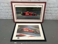 Two Framed Limited Edition Ferrari Prints