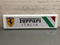 Ferrari Italia Illuminated Sign