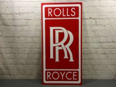 Rolls Royce Sign on Metal Board&nbsp;