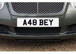 &nbsp; A48 BEY Registration number&nbsp;