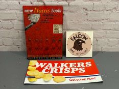 Harris Tools, Walkers Crisps Metal Displays & Falcon Pipe Stockist Clock (3)