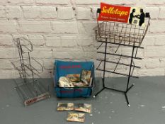Band Aid, Colgate and Sellotape Wirework Shop Display Stands (3)