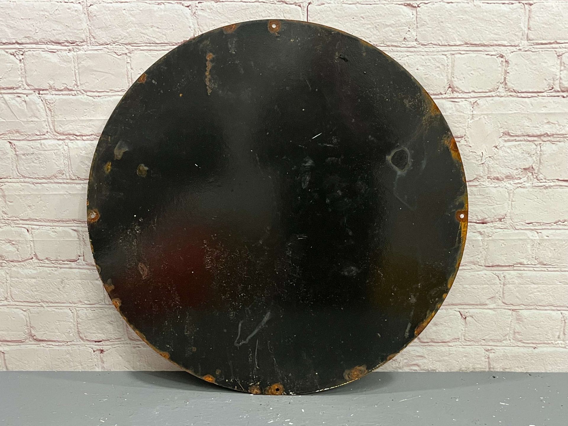 Texaco Marine Lubricants Circular Enamel Sign - Image 2 of 2