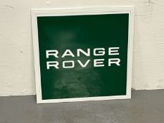 Range Rover Modern Slim Line Illuminated Sign&nbsp;