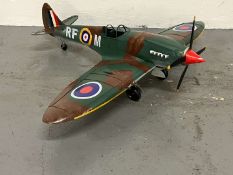 Large Tin Plate Model of a Spitfire