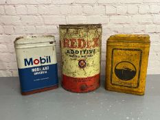 Three Oil Cans