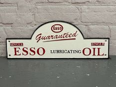 Esso Oil Cast Iron Sign