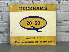 Duckhams Q20-50 Aluminium Sign