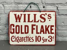 Wills Gold Flake Cigarettes Enamel Sign
