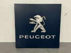 Peugeot Dealership Illuminated Sign