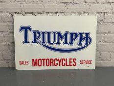 Triumph Motorcycles Metal Sign&nbsp;