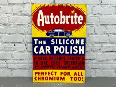 Autobrite Aluminium The Silicone Car Polish Sign