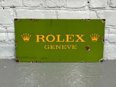 Rolex Geneve Enamel Sign