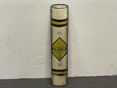 Pluvex Cylinder Enamel Sign&nbsp;
