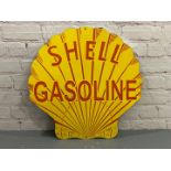 Shell Gasoline Enamel Sign
