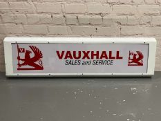 Vauxhall Sales & Service Illuminated Sign