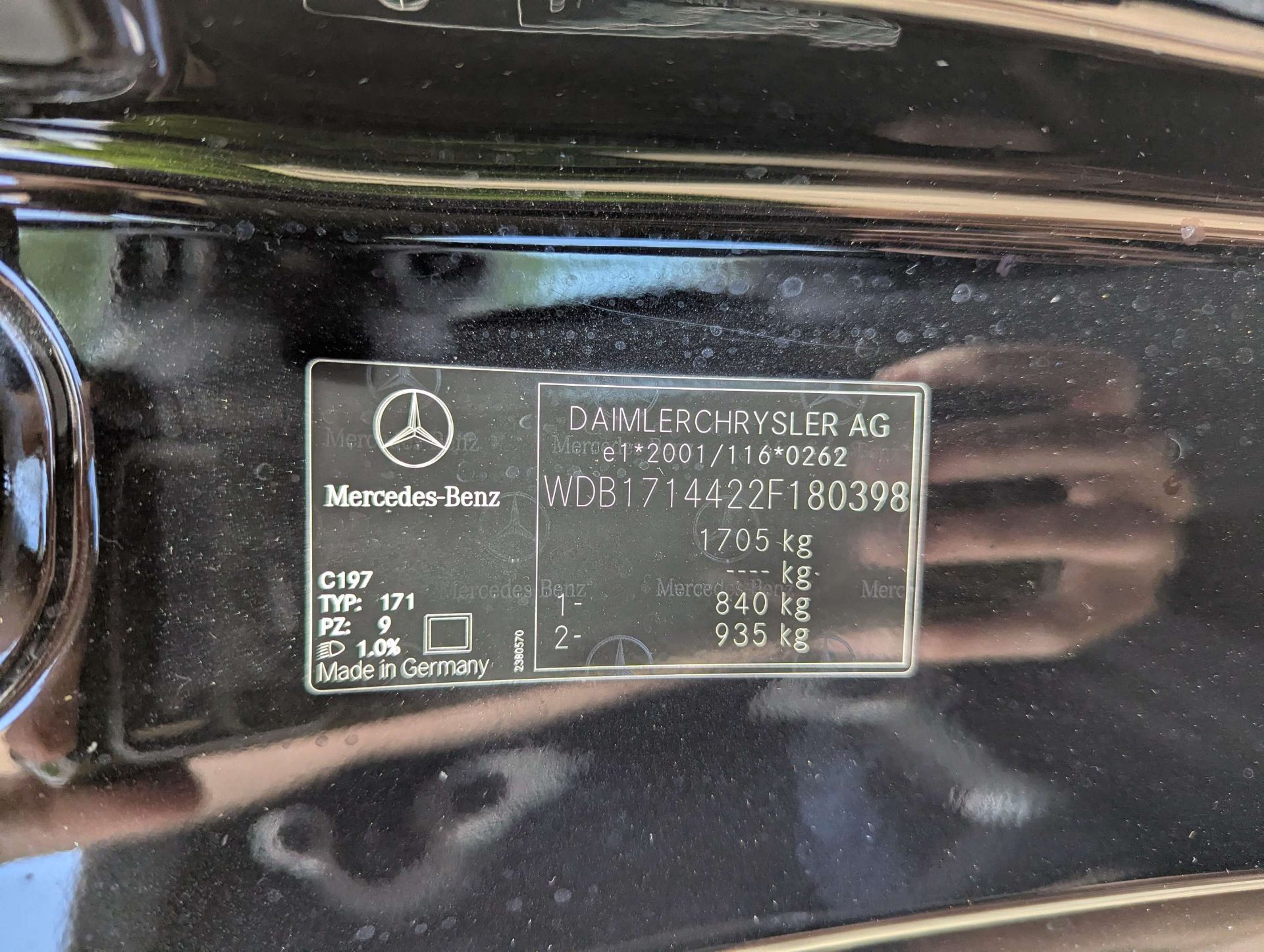 2007 MERCEDES SLK200 KOMPRESSOR - Image 26 of 28