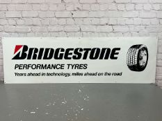 Bridgestone Performance Tyres Sign On Board