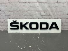 Skoda Dealership Sign