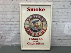 Smoke Players Navy Cut Tobacco & Cigarettes Aluminium Framed Sign