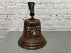 Large Reproduction Titanic Wall Mounted Bell