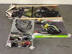 Quantity of Original Motorcycle Unframed Posters