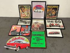 Eleven Mixed Framed Prints