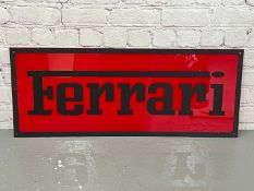 Ferrari Perspex Sign
