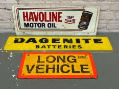 Havoline Motor Oil, Dagenite Batteries & Long Vehicle Signs