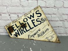 Fellows Wireless Metal Painted Sign