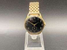 ROLEX, MID 20th CENTURY 18K GOLD WRISTWATCH, 60118, 3667