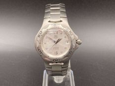 TAG HEUER, KIRIUM, 200MTRS, STAINLESS STEEL WRISTWATCH, WL111E, TY4347
