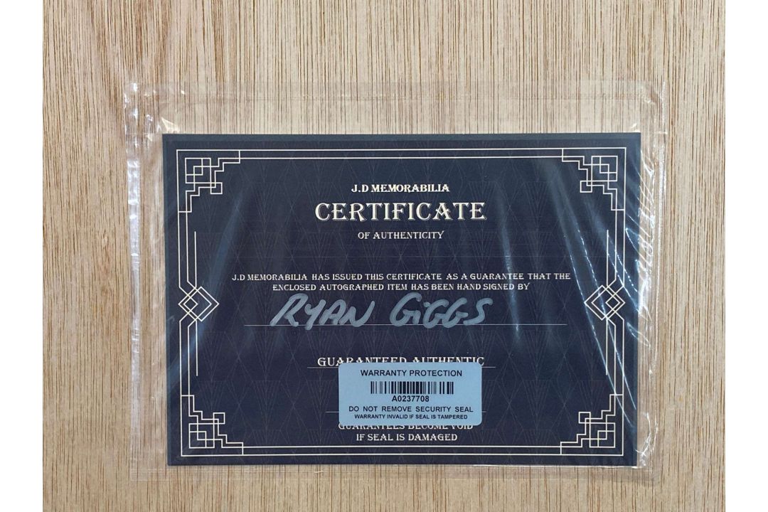 DAVID SHEARER, “RYAN GIGGS”, SIGNED ACRYLIC ON BOARD&nbsp; - Image 4 of 6