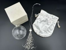 SWATCH, “SPARKLING NIGHT” NECKLACE WATCH, LZ1106S