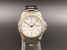 ROLEX, EXPLORER II, STAINLESS STEEL CHRONOGRAPH, REF,16570, SERIAL No A345618