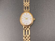 ROTARY, ELITE, 9k GOLD LADIES QUARTZ WRISTWATCH, SQ9195