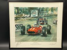 McCONNELL, “JOHN SURTEES OBE” &nbsp;SIGNED AND FRAMED PRINT, 184/850