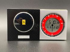 OREGON SCIENTIFIC FOR FERARRI, IMOLA RADIO CONTROLLED TRAVEL CLOCK
