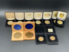 NINE RAC, MSA EURO CLASSICS FINISHERS MEDALLIONS